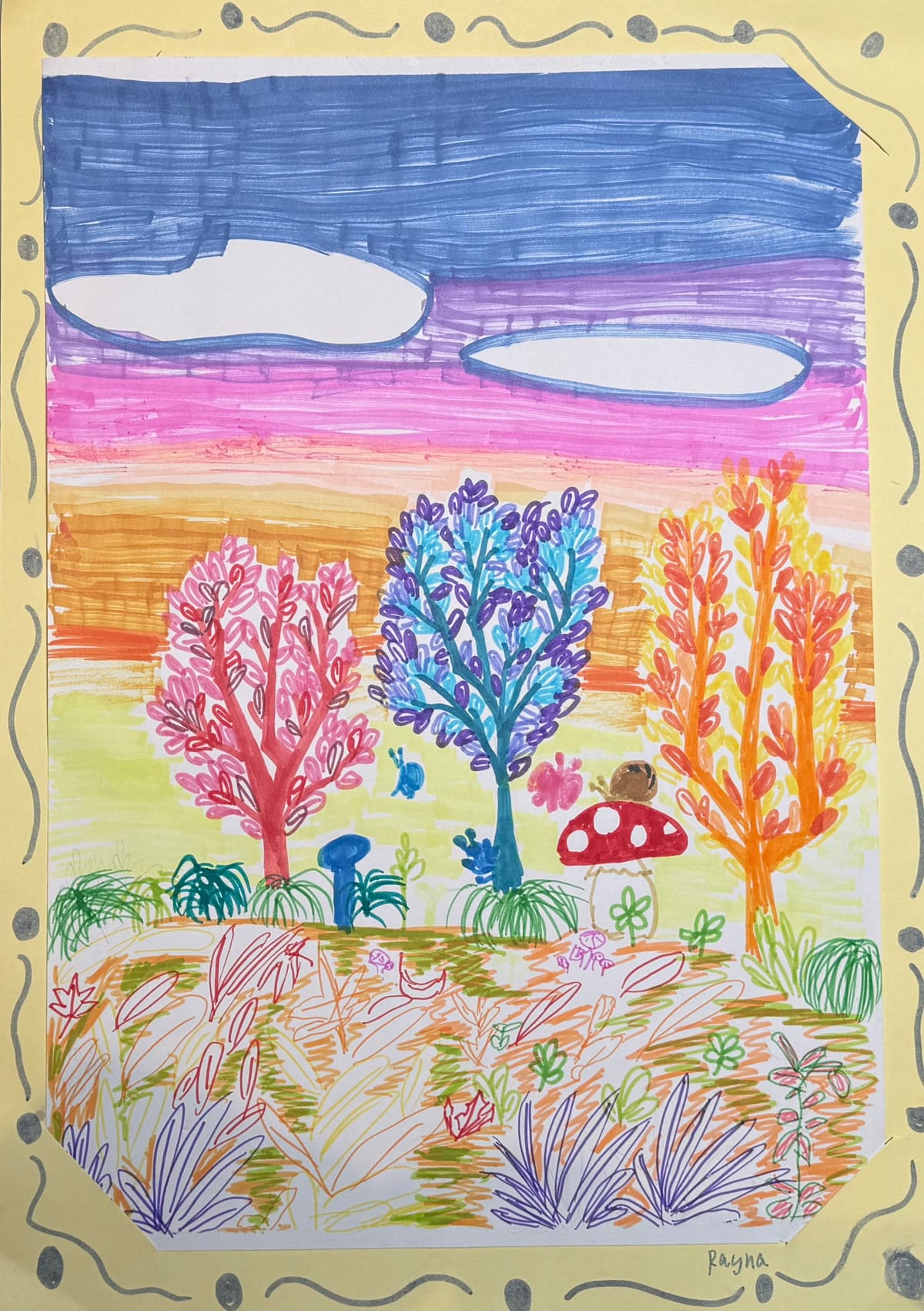 Three Enchanted Trees